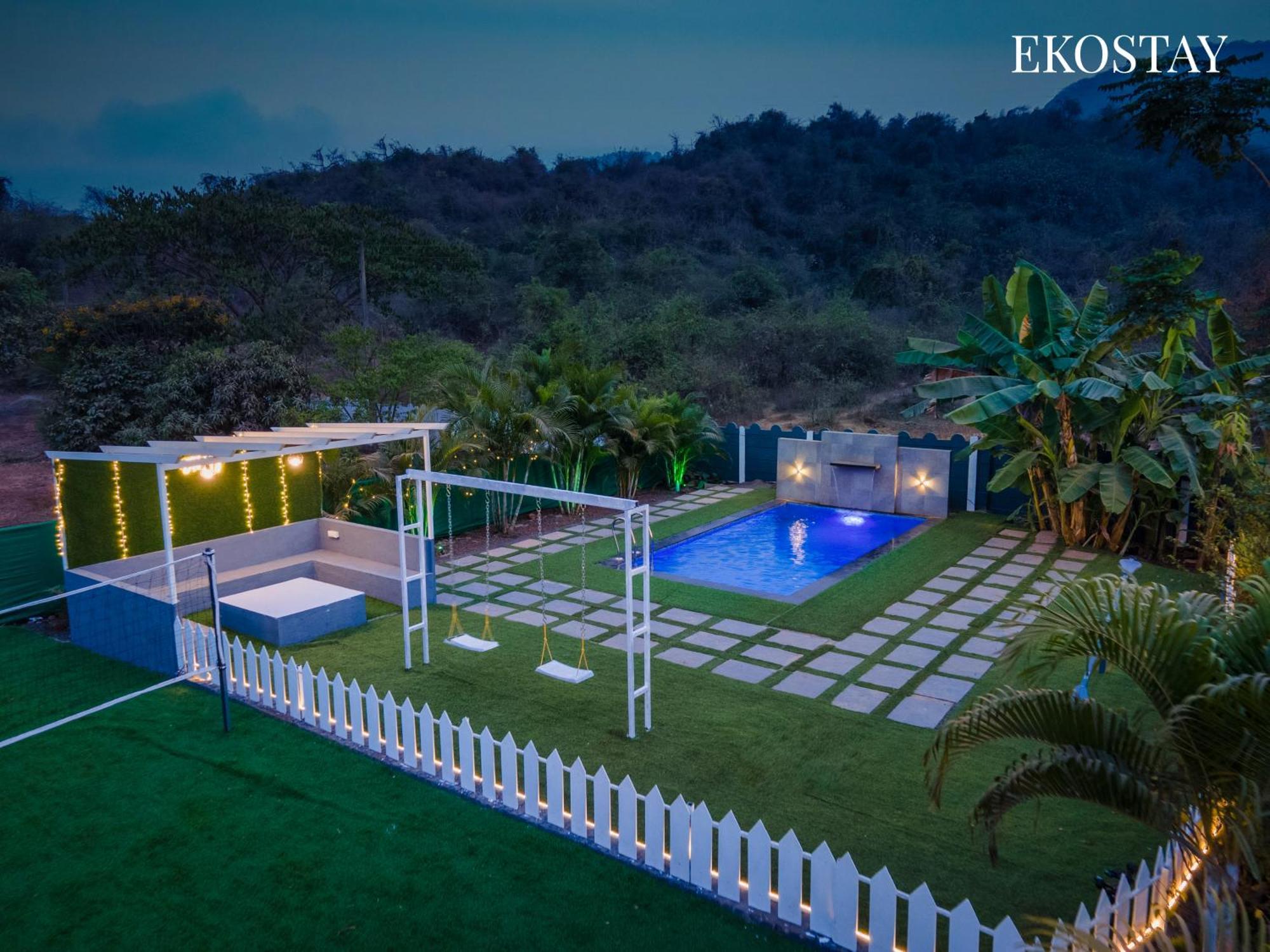 Ekostay - Mount Emerald Villa Alibag Bagian luar foto