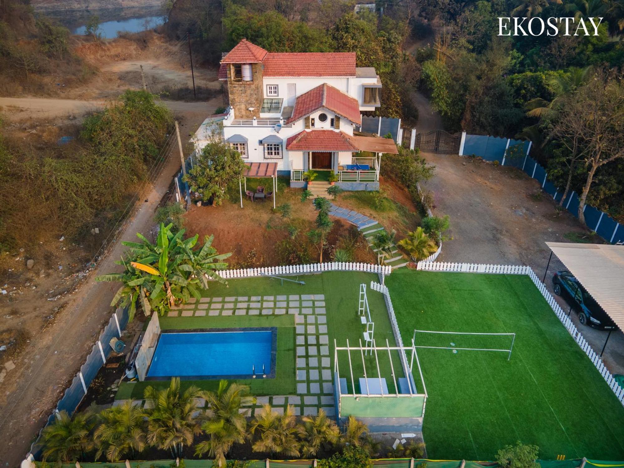 Ekostay - Mount Emerald Villa Alibag Bagian luar foto